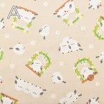 Cotton Oxford Fabric - Shimaenaga Bird - nomura tailor
