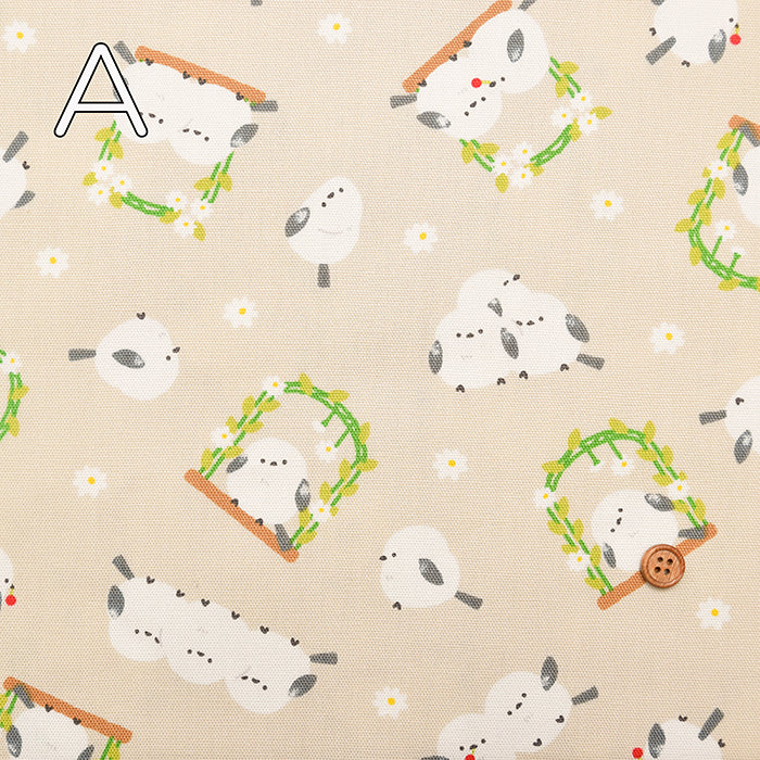 Cotton Oxford Fabric - Shimaenaga Bird - nomura tailor