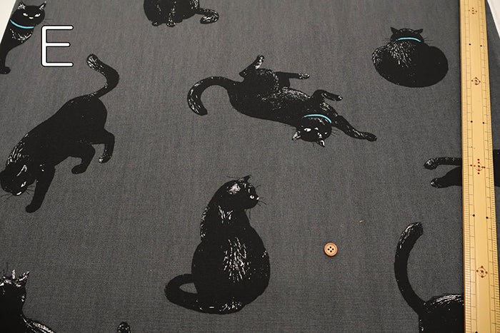 Cotton Oxford Fabric - Cat - nomura tailor