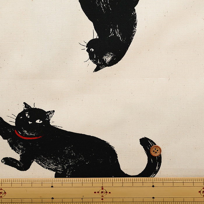 Cotton Oxford Fabric - Cat - nomura tailor