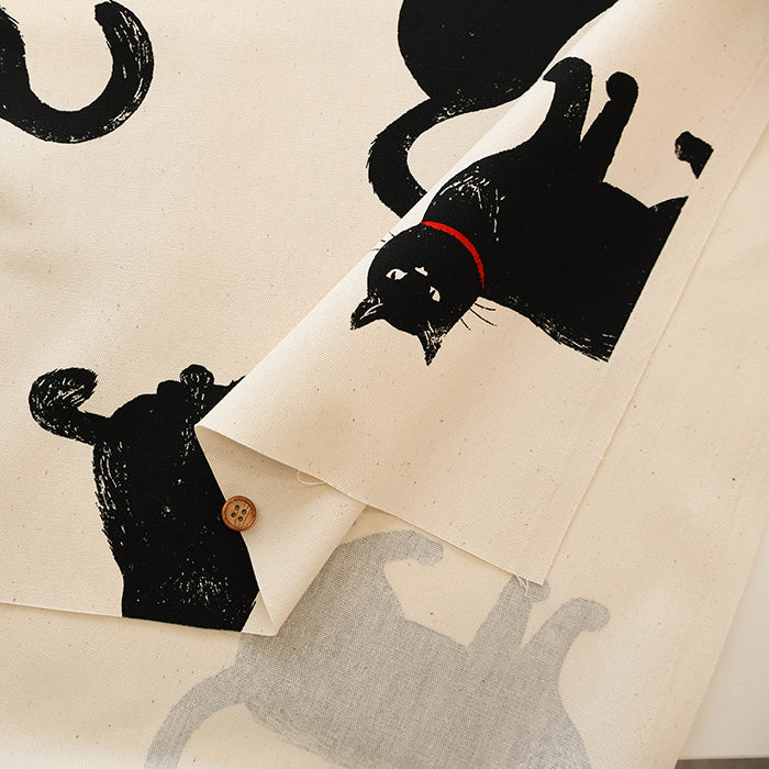 Cotton Oxford Fabric - Cat - nomura tailor