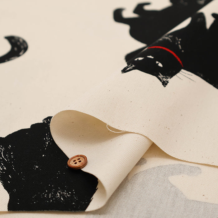 Cotton Oxford Fabric - Cat - nomura tailor