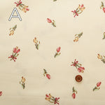 Cotton Oxford Fabric - Tulips - nomura tailor
