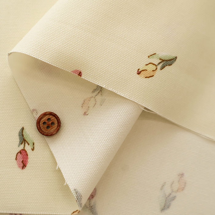 Cotton Oxford Fabric - Tulips - nomura tailor