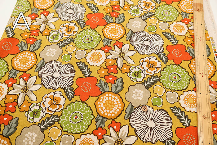 C/L Canvas Print Fabric - Nordic Forest - nomura tailor