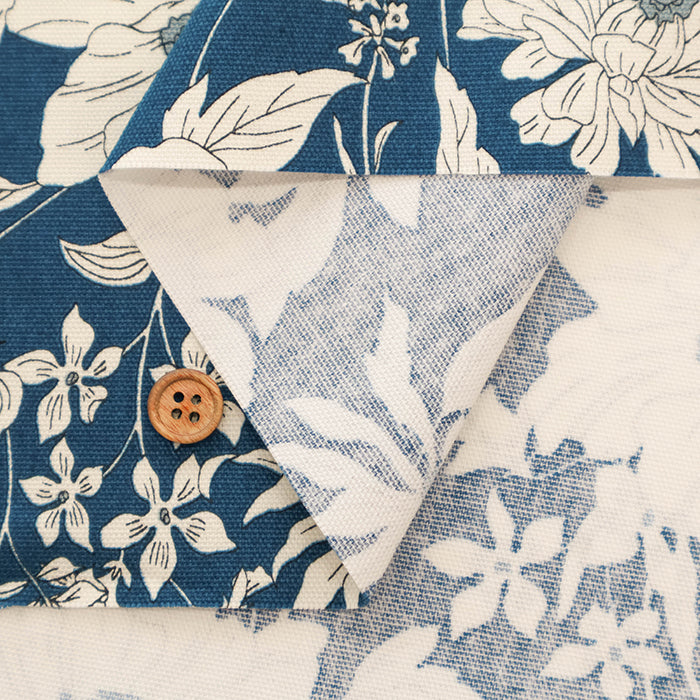 Cotton Oxford Fabric - Natural Flower - nomura tailor