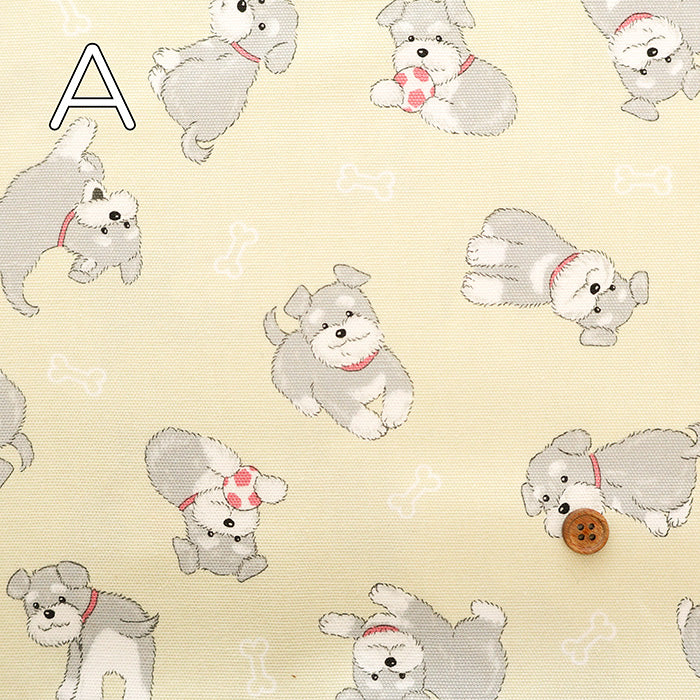 Cotton Oxford Fabric - Schnauzer - nomura tailor