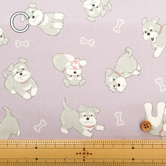 Cotton Oxford Fabric - Schnauzer - nomura tailor