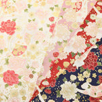 Cotton muslin Printed Fabric - Cat and Fan - nomura tailor