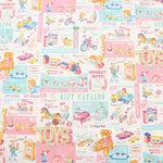 Cotton muslin Printed Fabric - Quiltgate TOYS - nomura tailor