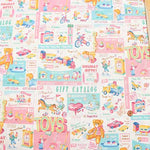 Cotton muslin Printed Fabric - Quiltgate TOYS - nomura tailor