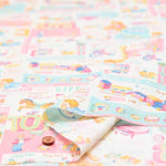 Cotton muslin Printed Fabric - Quiltgate TOYS - nomura tailor