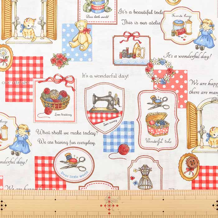 Cotton Muslin Print Fabric - Lovely Sewing Goods - nomura tailor