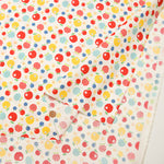 Cotton muslin Fablic - Apple Pattern - nomura tailor