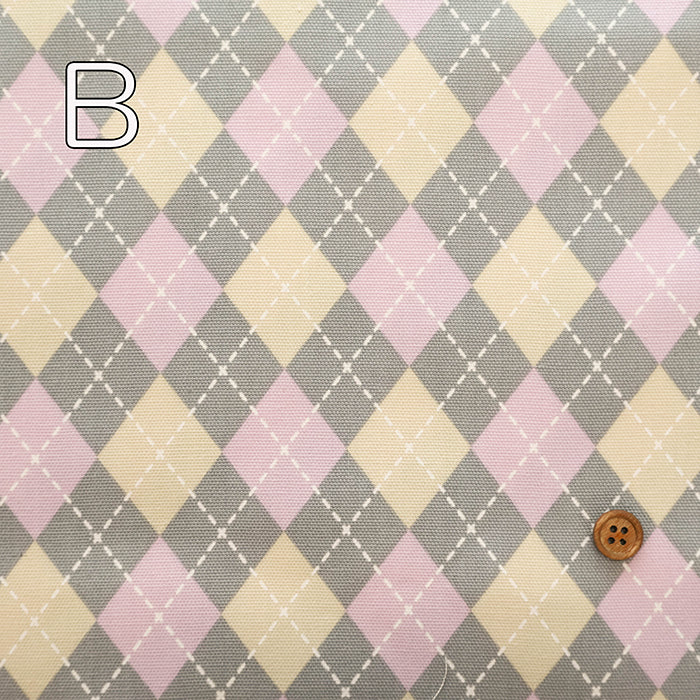 Cotton Oxford Fabric - Argyle - nomura tailor