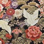 Cotton seating Japanese pattern print fabric flowering - nomura tailor