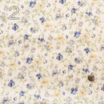 Unbleached Cotton Scare Print Fabric - Nostalgia Collection Shirley - nomura tailor