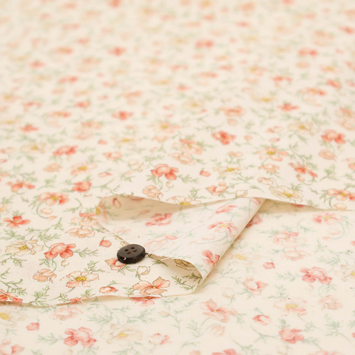 Unbleached Cotton Scare Print Fabric - Nostalgia Collection Shirley - nomura tailor