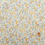 Unbleached Cotton Scare Printed Fabric - Nostalgia Collection - Berry Garden - nomura tailor