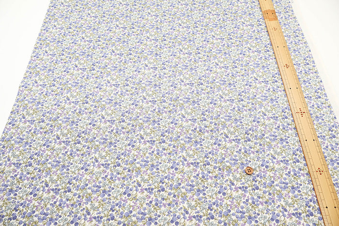Unbleached Cotton Scare Printed Fabric - Nostalgia Collection - Berry Garden - nomura tailor
