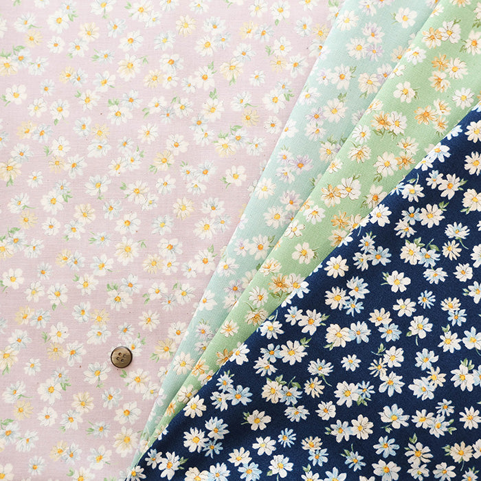 Unbleached Cotton Scare Print Fabric - Nostalgia Collection Margarita - nomura tailor