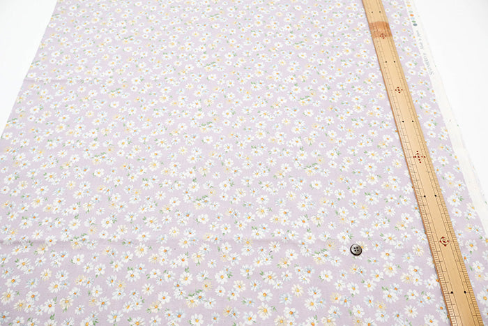 Unbleached Cotton Scare Print Fabric - Nostalgia Collection Margarita - nomura tailor