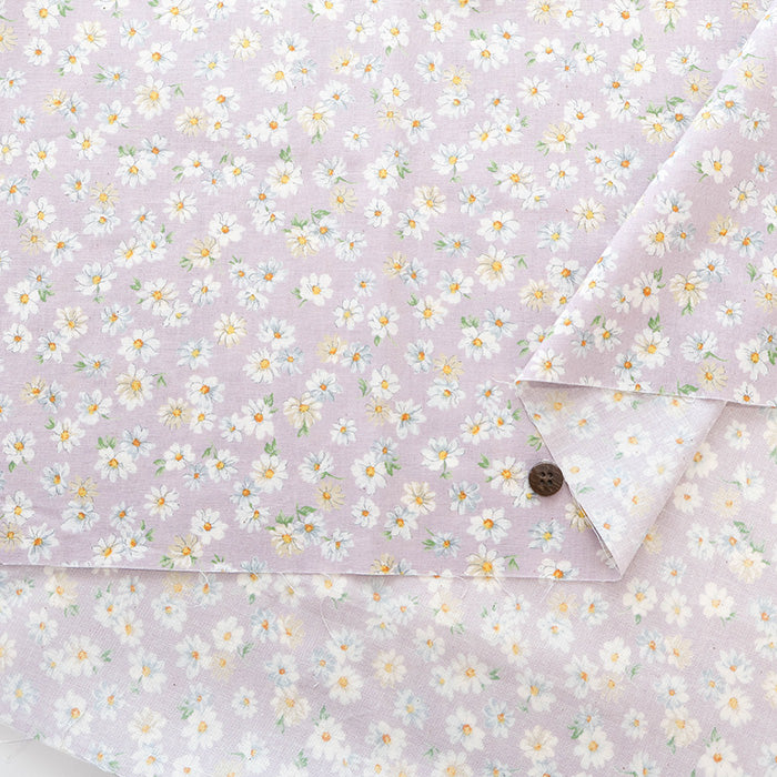 Unbleached Cotton Scare Print Fabric - Nostalgia Collection Margarita - nomura tailor