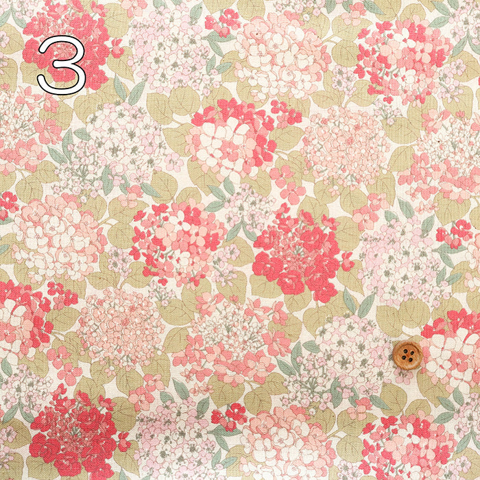 Unbleached Cotton Scare Printed Fabric - Nostalgia Collection - Cotton Candy - nomura tailor