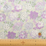 Unbleached Cotton Scare Printed Fabric - Nostalgia Collection - Cotton Candy - nomura tailor
