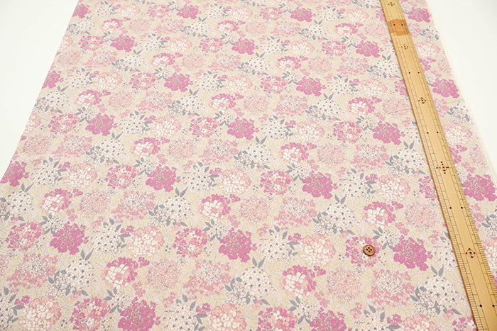 Unbleached Cotton Scare Printed Fabric - Nostalgia Collection - Cotton Candy - nomura tailor