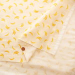 Cotton Double Gauze Print Fabric - Banana - nomura tailor