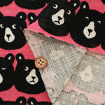 Linen-like Cotton Slub Fabric - Squishy Bear - nomura tailor