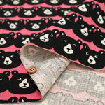 Linen-like Cotton Slub Fabric - Squishy Bear - nomura tailor