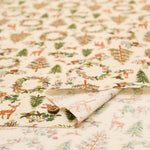Cotton Muslin printed Fabric  Art Nouveau Symphony - Christmas - nomura tailor