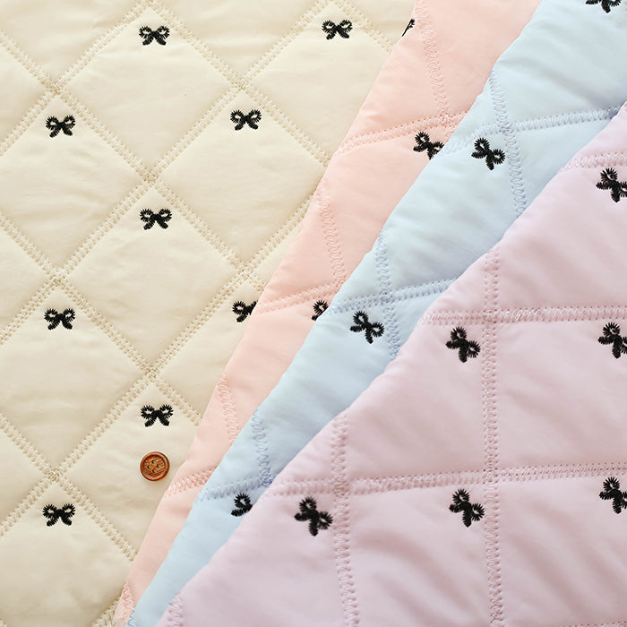 Made in China - Nylon Embroidered Quilted Fabric - Ribbon - nomura tailor