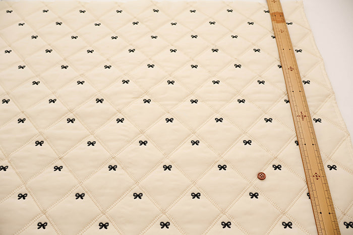 Made in China - Nylon Embroidered Quilted Fabric - Ribbon - nomura tailor
