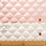 Made in China - Satin Beaded Quilted Fabric - nomura tailor