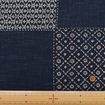Japanese Fabric - Cotton Irregular Yarn Fabric - Sashiko style - nomura tailor