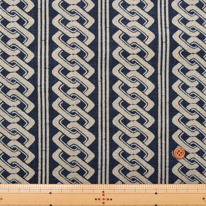 Japanese Fabric - Cotton Irregular Yarn Fabric - Yoshiwara link - nomura tailor