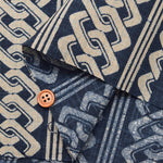 Japanese Fabric - Cotton Irregular Yarn Fabric - Yoshiwara link - nomura tailor