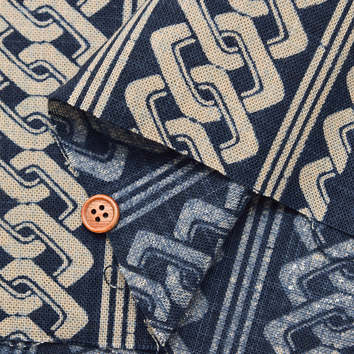 Japanese Fabric - Cotton Irregular Yarn Fabric - Yoshiwara link - nomura tailor