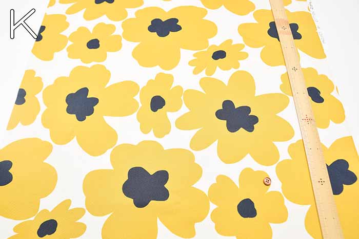 Cotton Twill Printed fabric - Nordic Flower - nomura tailor