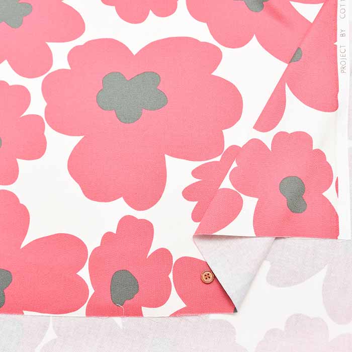 Cotton Twill Printed fabric - Nordic Flower - nomura tailor