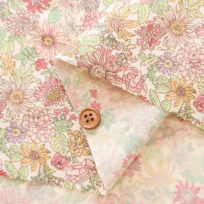 Cotton Broad Fabric - Flower - nomura tailor