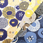 C/LCanvas Print Fabric - Ink Blue Flowers