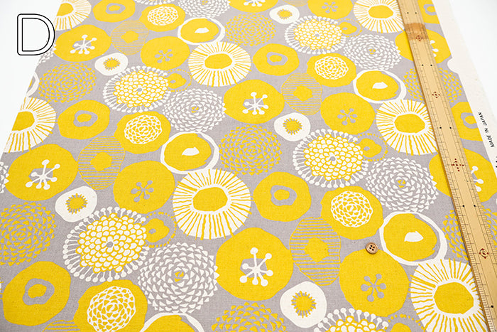 C/LCanvas Print Fabric - Ink Blue Flowers