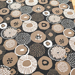 C/LCanvas Print Fabric - Ink Blue Flowers