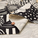 C/L Canvas Printed Fabric - Art Flower - nomura tailor