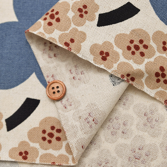 C/L Canvas Printed Fabric - Bouquet - nomura tailor