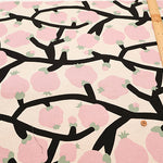 C/L Canvas Print Fabric - Pomegranate - nomura tailor
